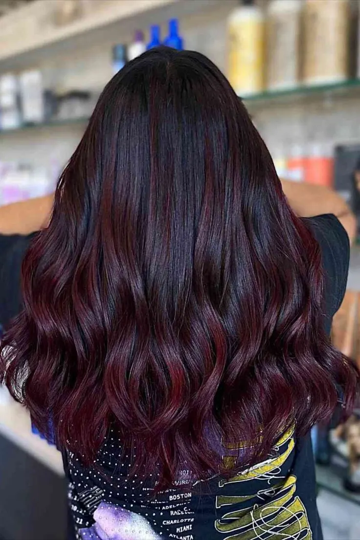 Burgundy Hair Color | Rich Wine Shade Patna at Kritika Ladies Parlour Patna