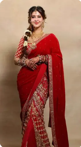 Saree Draping Service | Perfect Drape at Kritika Ladies Parlour Patna